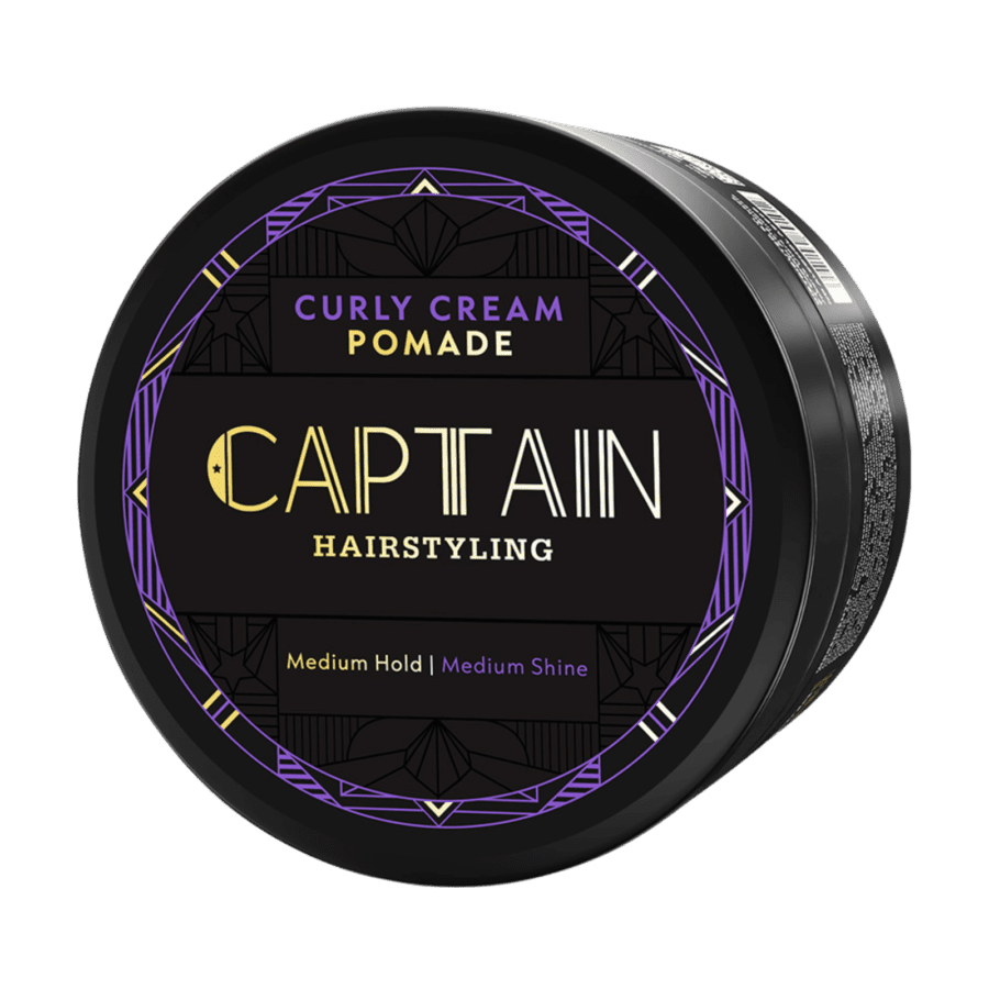Captain Men's Care Curly Pomade Travel Size Penata Rambut 30gram
