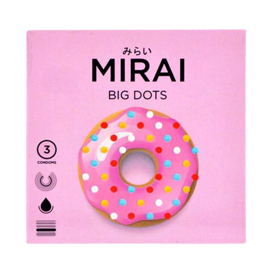 Mirai Big Dots Kondom Pria 1pack