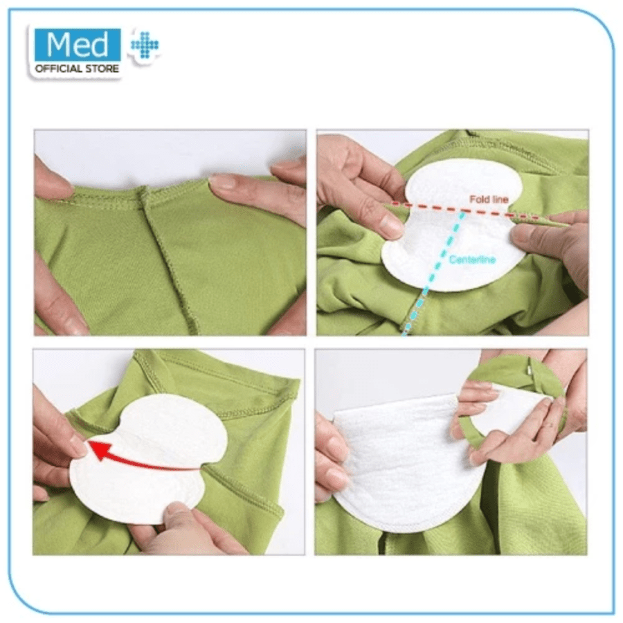 Med+ Bantalan Penyerap Keringat 10pcs
