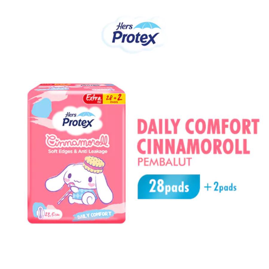 Hers Protex Daily Comfort Day Cinnamoroll 23.5cm Pembalut Kewanitaan 1pack