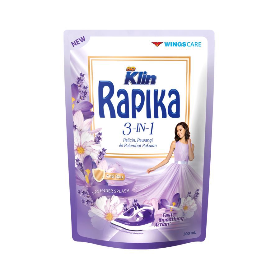 Rapika Lavender Splash Pelicin Pakaian 300 ml 300ml