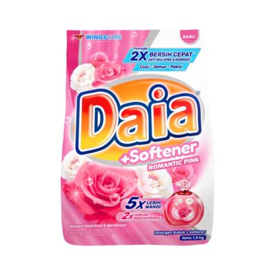 Daia Plus Softener Romantic Pink Deterjen Bubuk