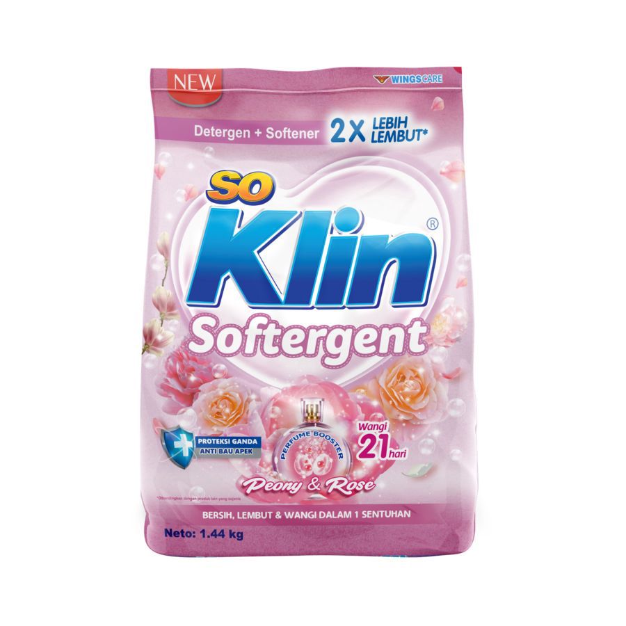 SoKlin Softergent Peony & Rose Deterjen Bubuk