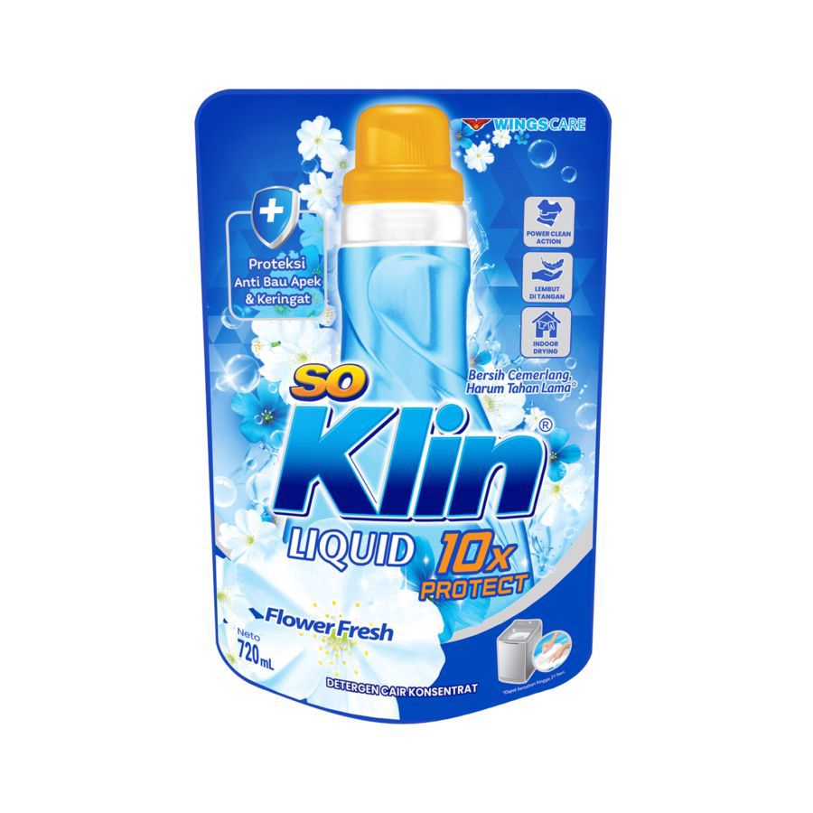 SoKlin Liquid Flower Fresh Deterjen Cair 700ml