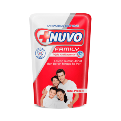 Nuvo Family Total Protect Antibacterial Body Wash Pouch