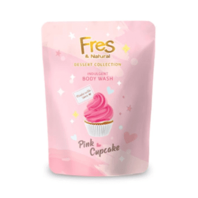 Fres & Natural Dessert Collection Pink Cupcake Body Wash