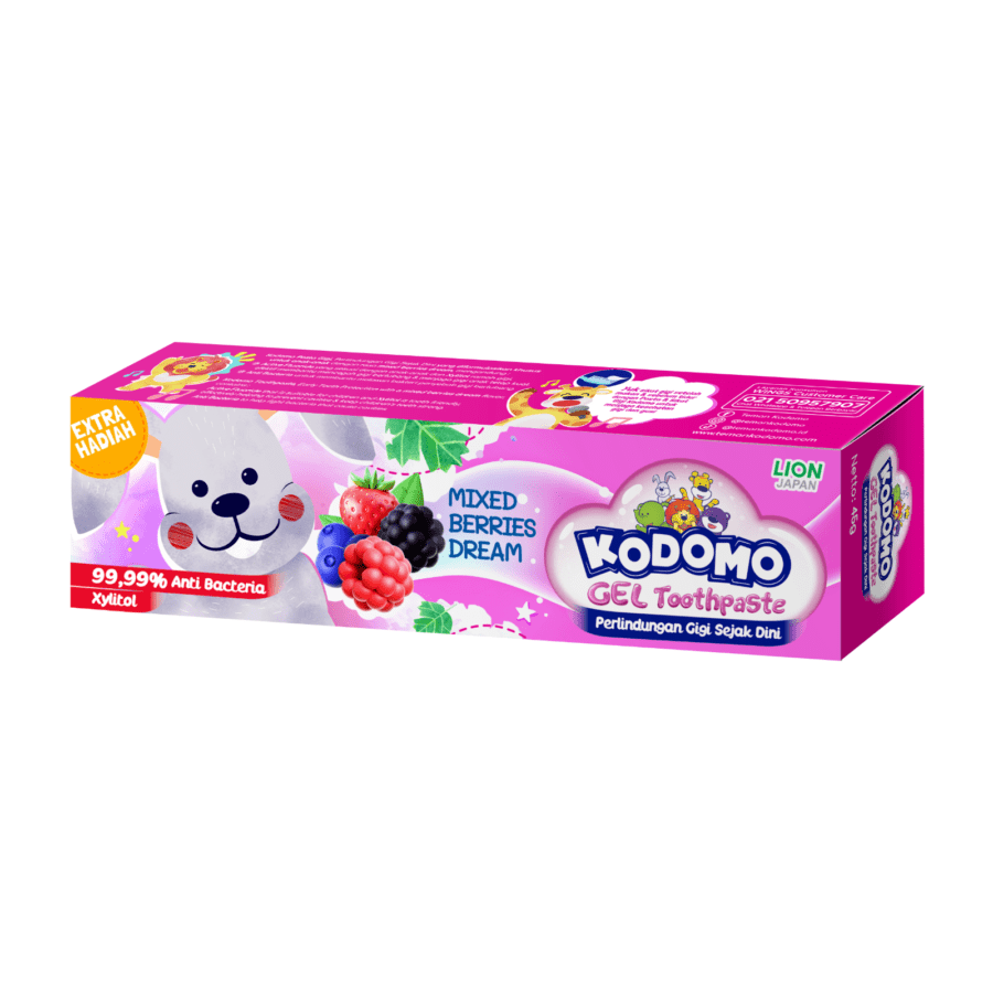 Kodomo Mixed Berries Gel Pasta Gigi Anak 45gram