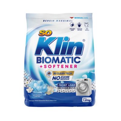 SoKlin Bio Matic Plus Softener Front Load Deterjen Bubuk