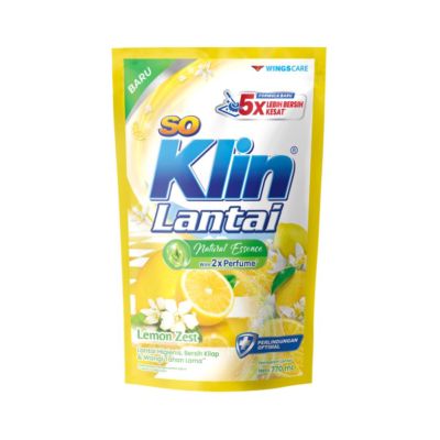 SoKlin Lemon Zest Pembersih Lantai Pouch