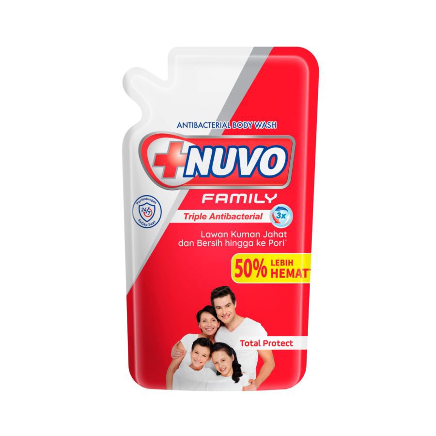 Nuvo Family Total Protect Antibacterial Body Wash Refill 800gram