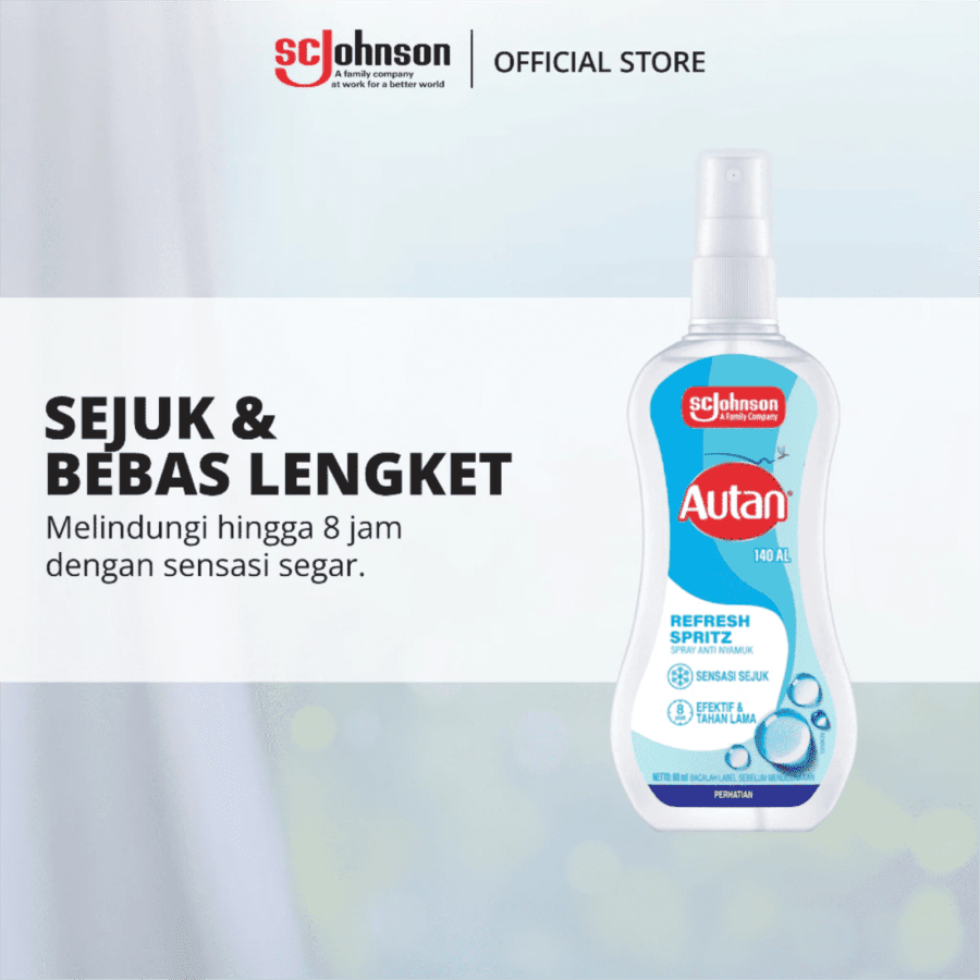 Autan Refresh Spritz Spray Anti Nyamuk Bottle