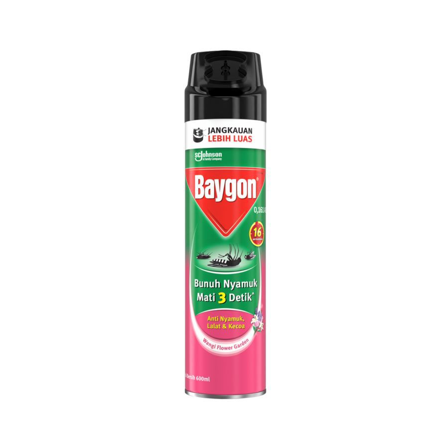 Baygon Aerosol Flower Garden Pembasmi Serangga 600ml