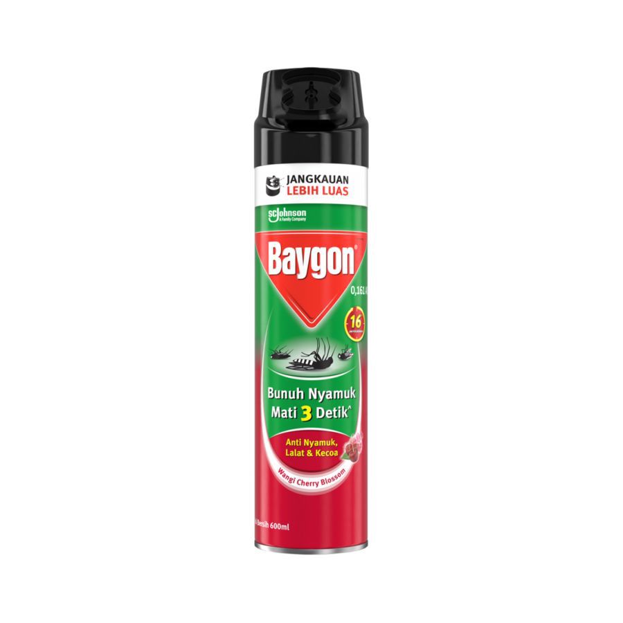 Baygon Aerosol Cherry Blossom Pembasmi Serangga 600ml