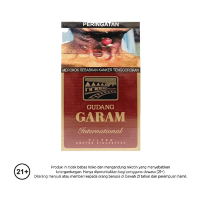 Gudang Garam International Red Box Filter Rokok Batang