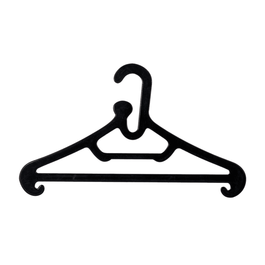 Hanger Gantungan Baju Hitam 6pcs