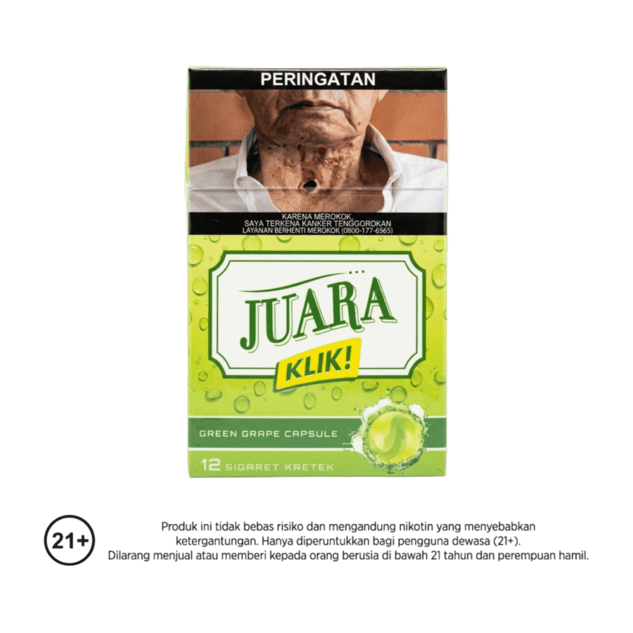 Juara Click Green Grape Kretek Rokok Batang