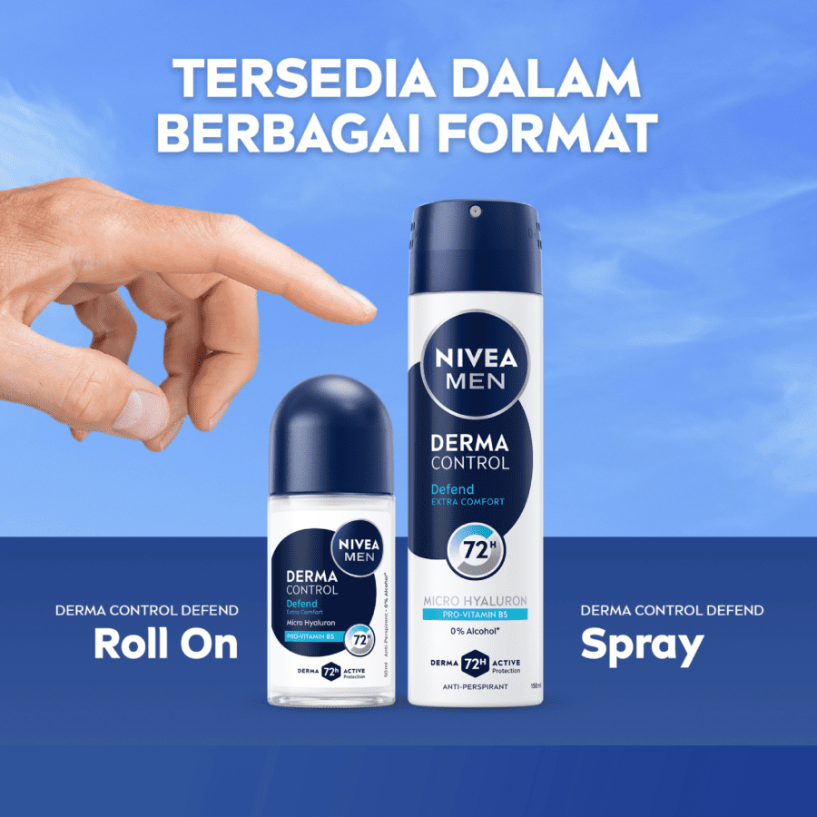 Nivea Men Derma Control Defend Deodorant Roll On 50ml