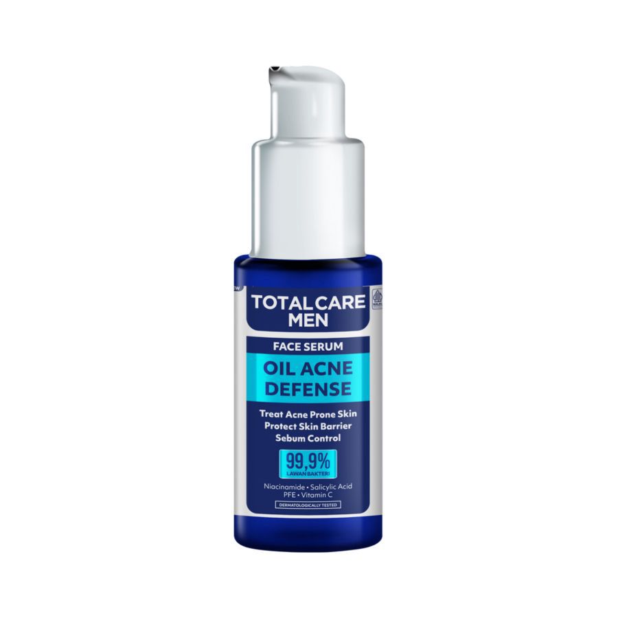 Total Care Men Oil Acne Defense Serum Wajah 20ml