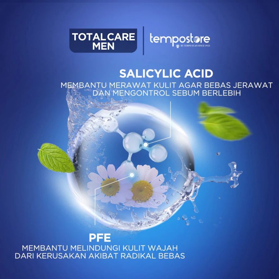 Total Care Men Oil Acne Defense Serum Wajah 20ml