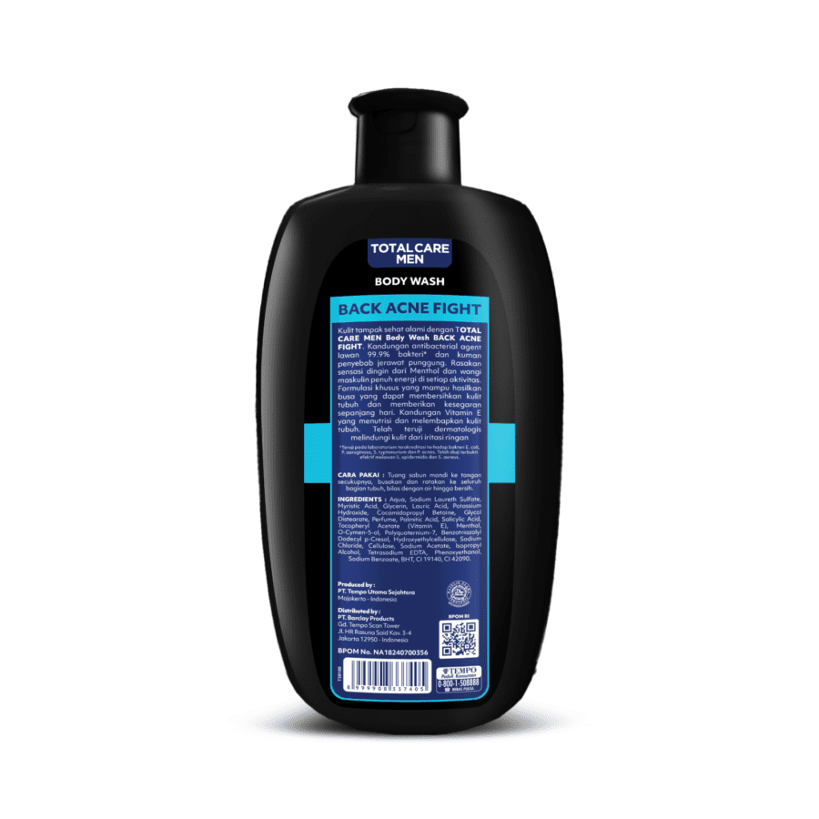 Total Care Men Black Acne Fight Body Wash