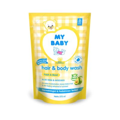 My Baby Hair & Body Wash Fresh & Moist Aloe Vera Avocado Pouch
