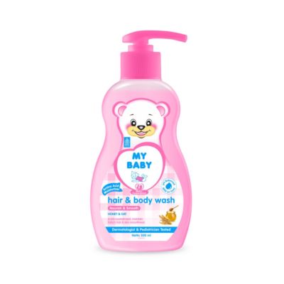 My Baby Hair & Body Wash Honey & Oat Pump