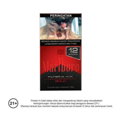 Marlboro Black Bold Filter Rokok Batang