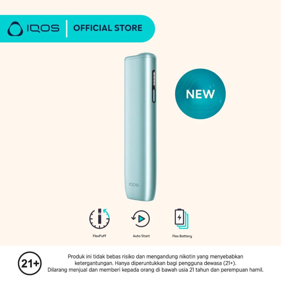 Iqos Iluma i One Breeze Blue Kit Rokok Elektrik 1pcs