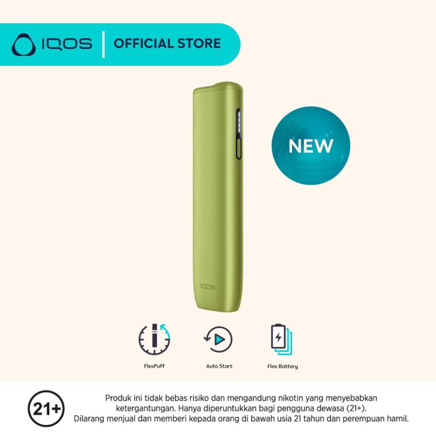 Iqos Iluma I One Leaf Green Kit Rokok Elektrik 1pcs