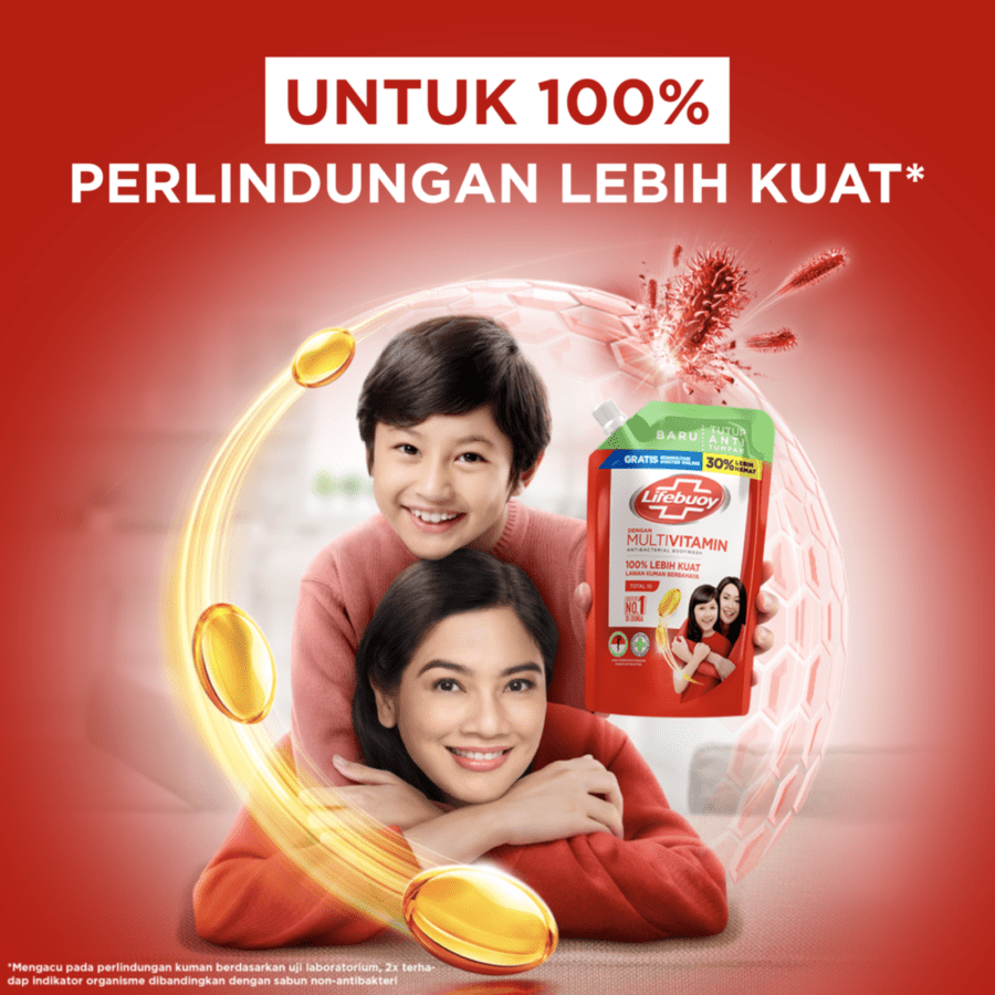 Lifebuoy Total 10 Anti Bacterial Body Wash Pouch
