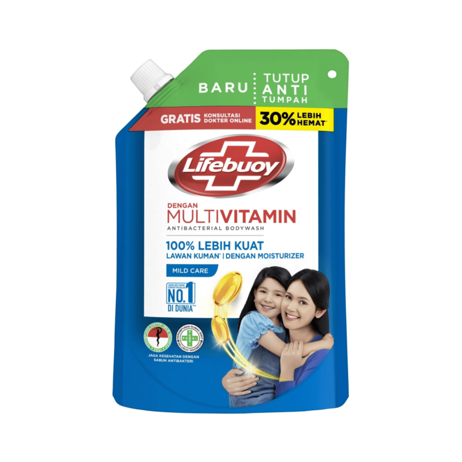 Lifebuoy Mild Care Anti Bacterial Body Wash Pouch
