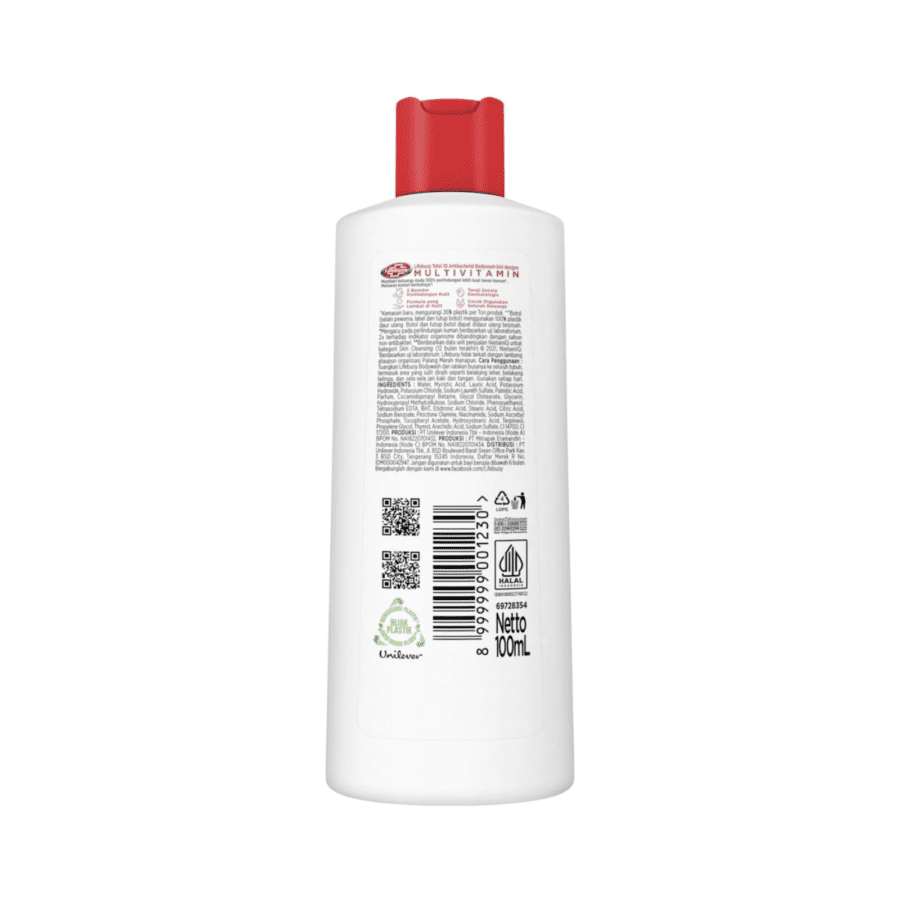 Lifebuoy Total 10 Antibacterial Body Wash Bottle 100ml