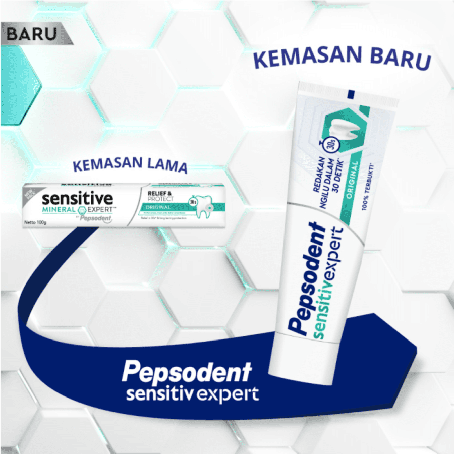 Pepsodent Sensitive Mineral Expert Original Toothpaste 100gram