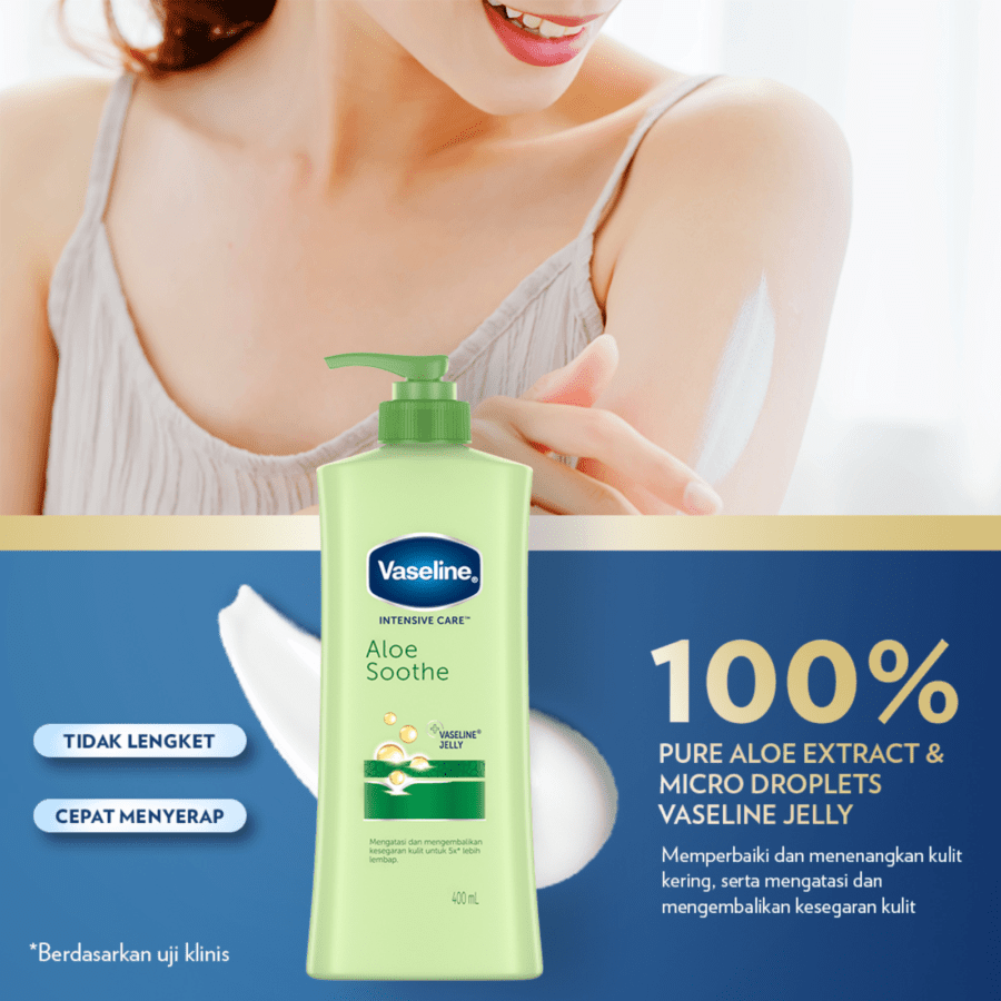 Vaseline Intensive Care Aloe Soothe Body Lotion 400ml