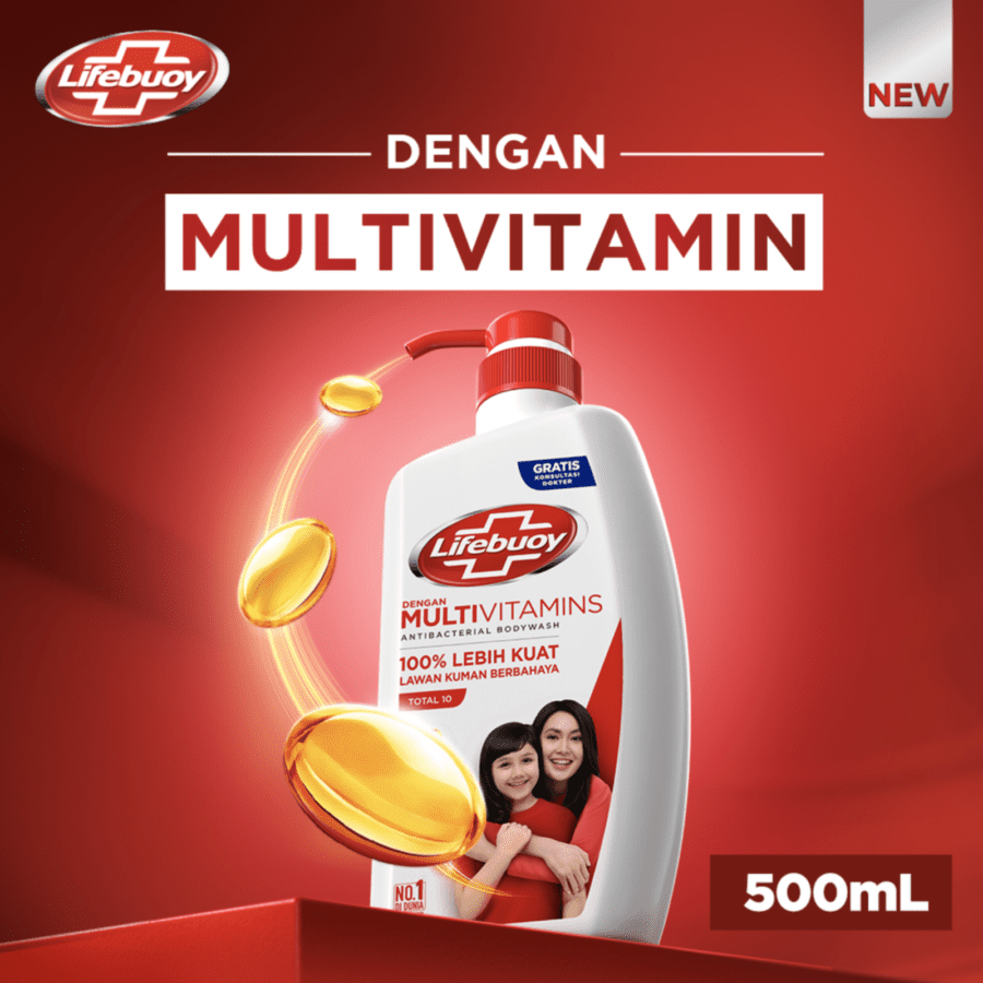 Lifebuoy Antibakteri Total 10 Activ Silver+ Formula/Sabun Mandi
