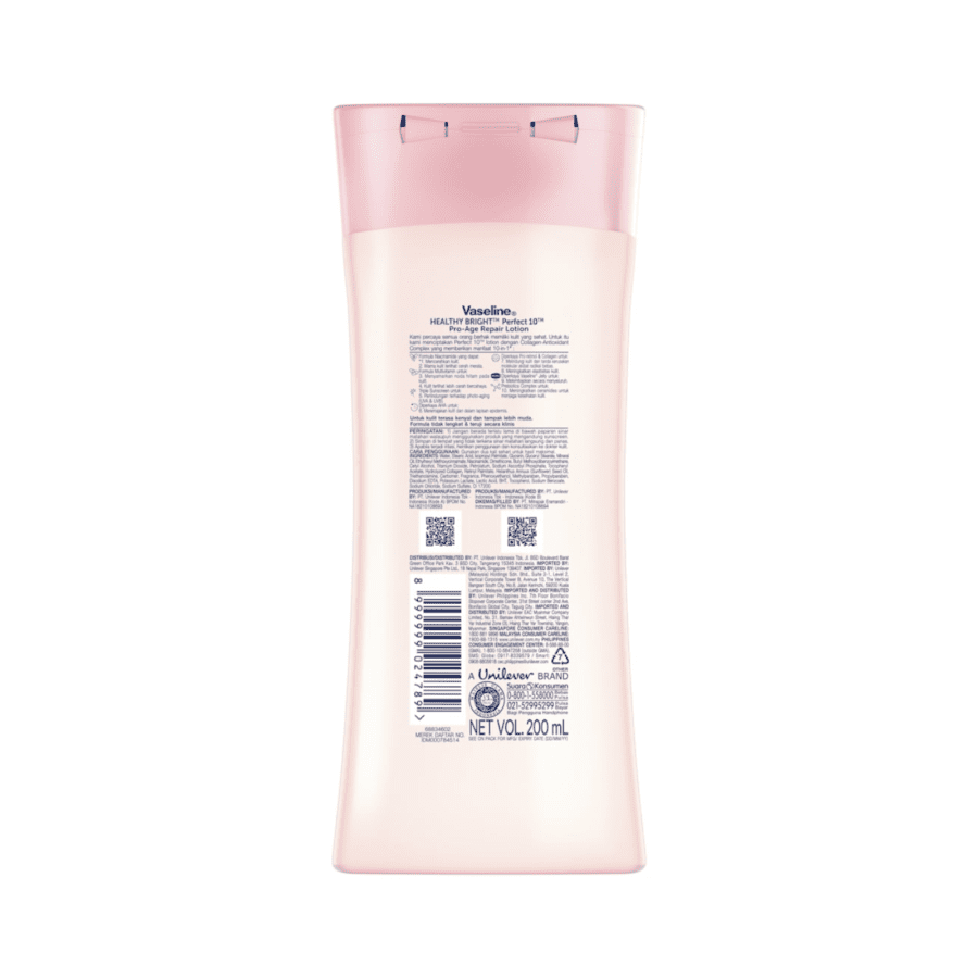 Vaseline Healthy Bright Perfect 10 Body Lotion 200ml