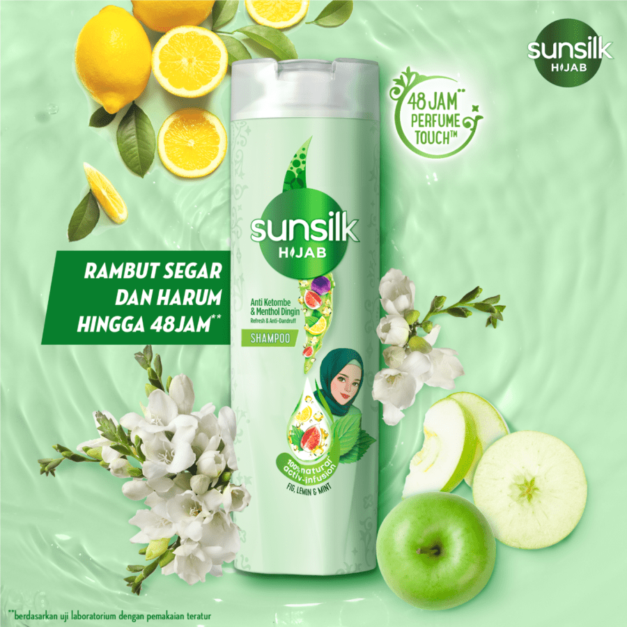 Sunsilk Hijab Anti Ketombe & Menthol Dingin Shampoo 160ml