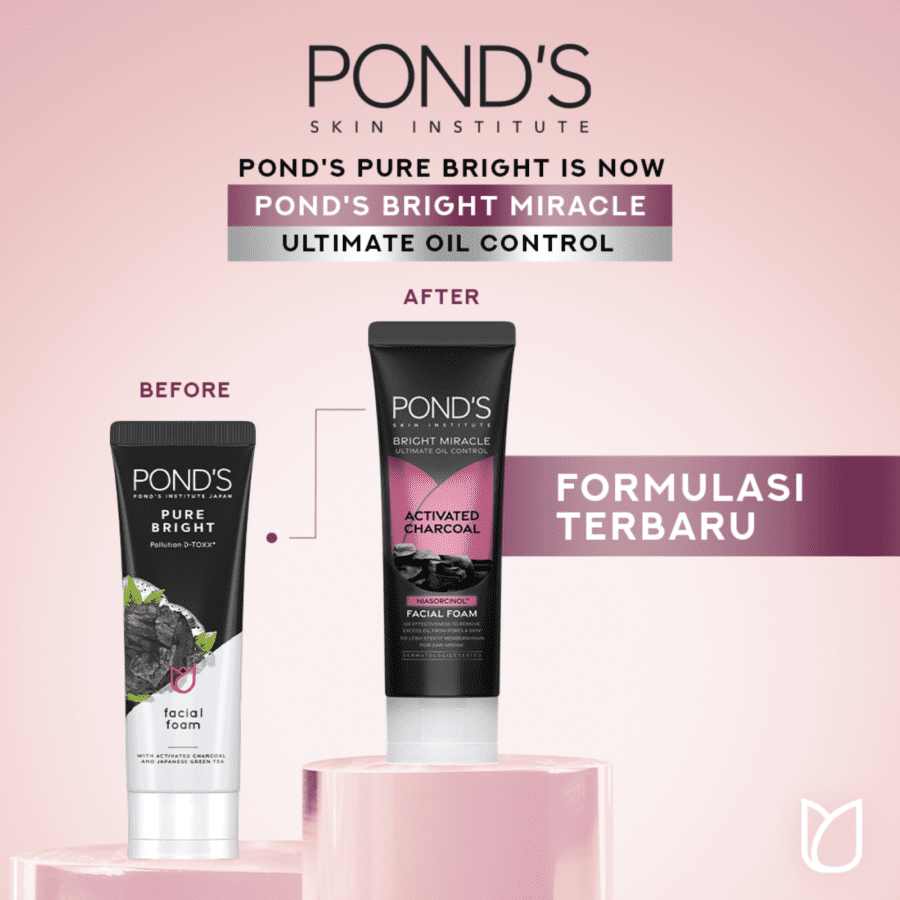 Pond'S Bright Miracle Ultimate Oil Control Activated Charcoal Facial Foam