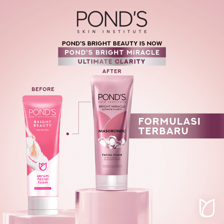 Pond's Bright Miracle Ultimate Clarity Niasorcinol Facial Foam