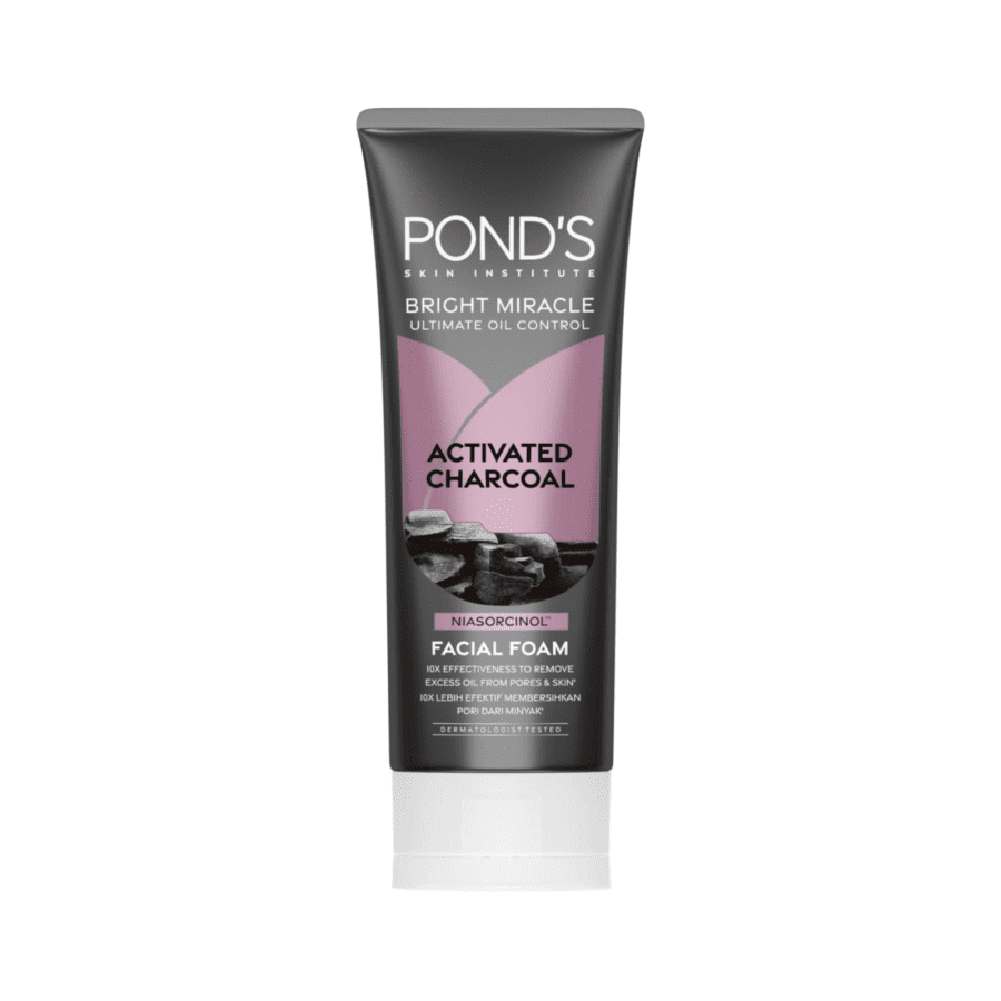 Pond's Actived Charcoal Bright Miracle Untimate Oil Control Facial Foam