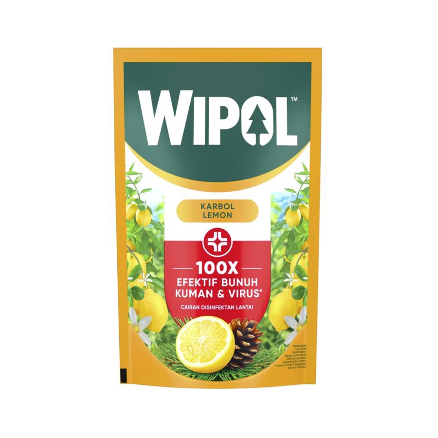 Wipol Karbol Lemon Pembersih Lantai Pouch 720gram
