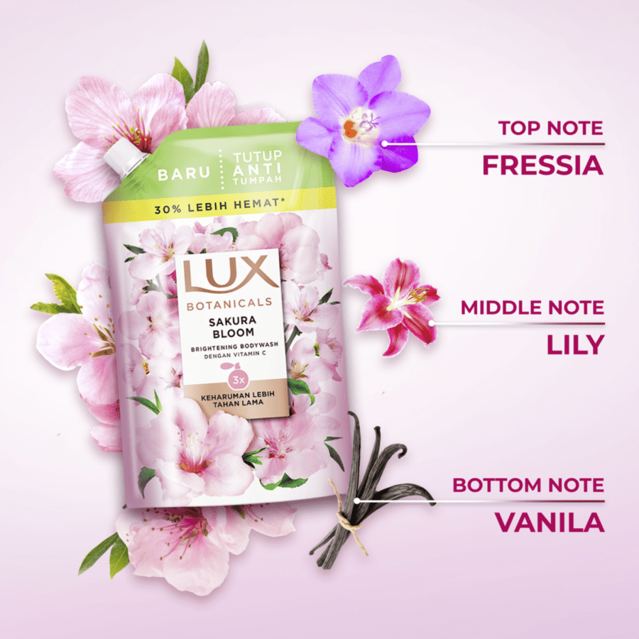 Lux Botanicals Sakura Bloom Body Wash Refill