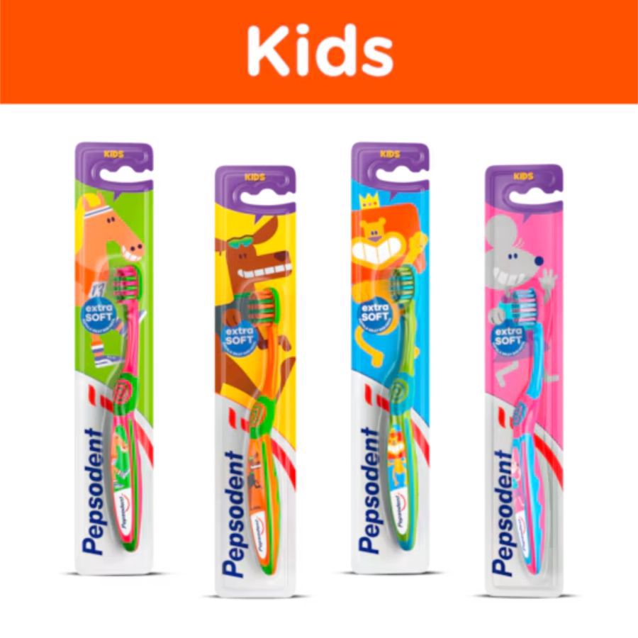 Pepsodent Kids Extra Soft Toothbrush 1pcs