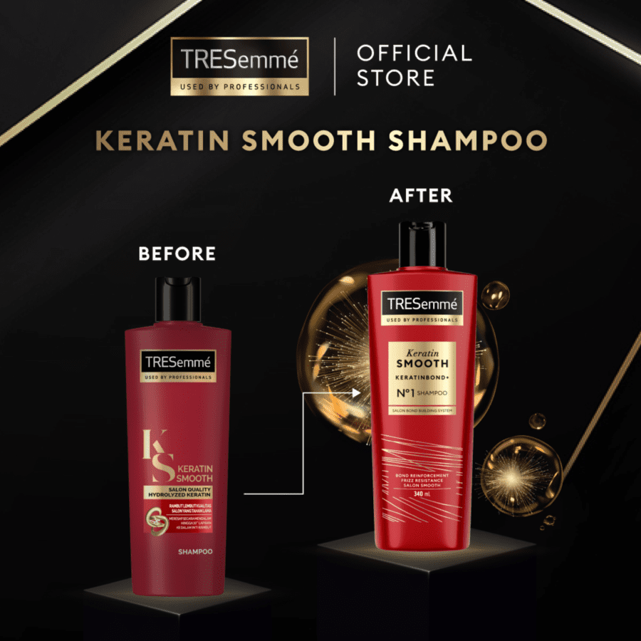 Tresemme Keratin Smooth Keratinbond+ No 1 Shampoo 340ml