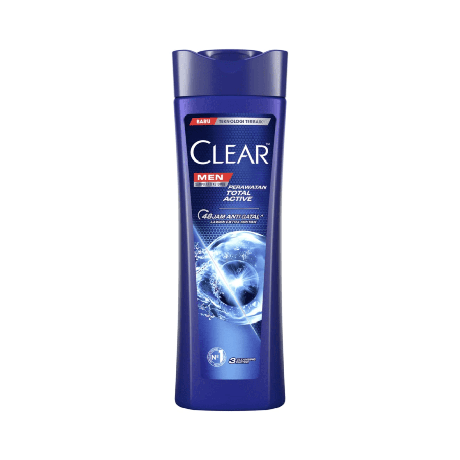 Clear Men Perawatan Total Active Anti Ketombe Shampoo 300ml