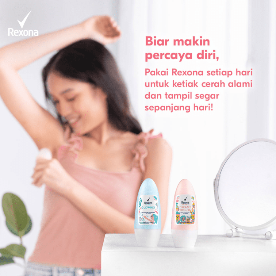 Rexona for Girl Dreamy Bright Deodorant Roll On 40ml