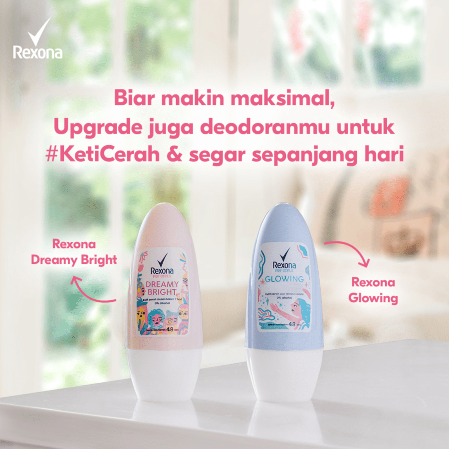 Rexona for Girl Glowing Deodorant Roll On 40ml