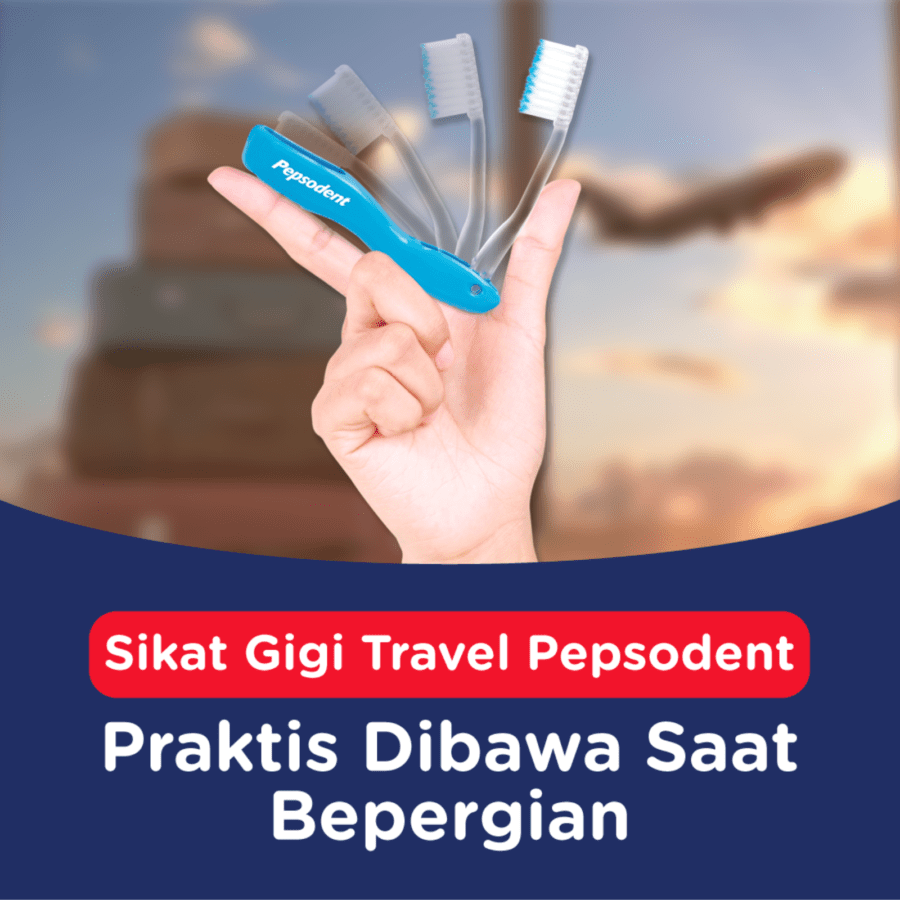 Pepsodent Travel Kit Soft Toothbrush & Toothpaste 1packs