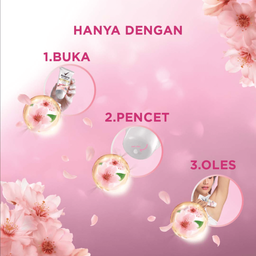 Rexona Natural Brightening Fresh Sakura Deodorant Serum 50ml