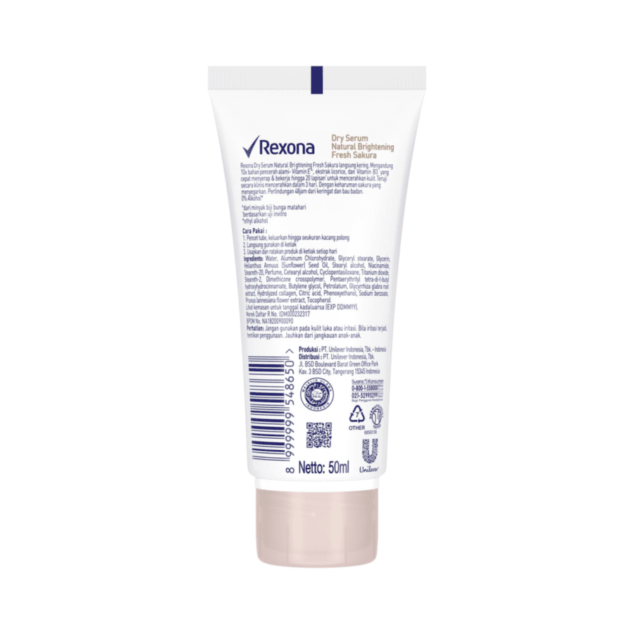 Rexona Natural Brightening Fresh Sakura Deodorant Serum 50ml